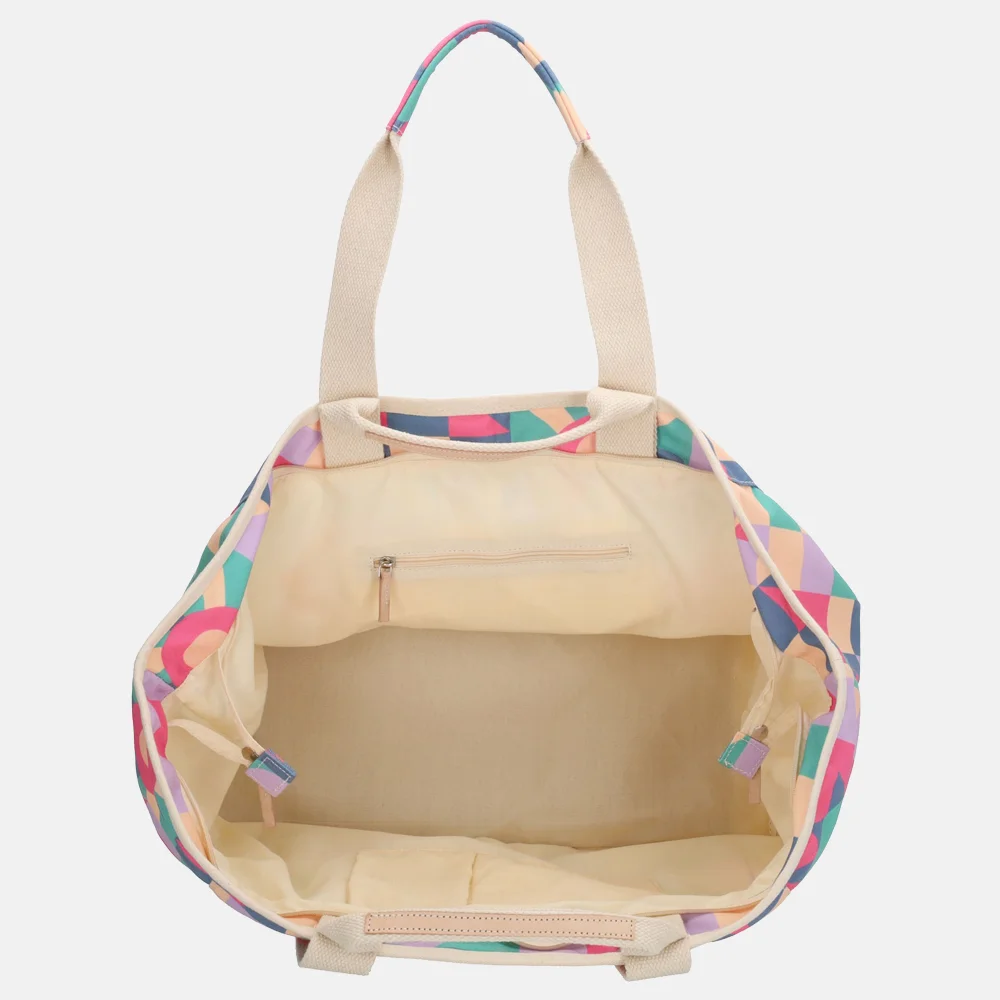 Zebra Trends strandtas multi geoprint bij Duifhuizen