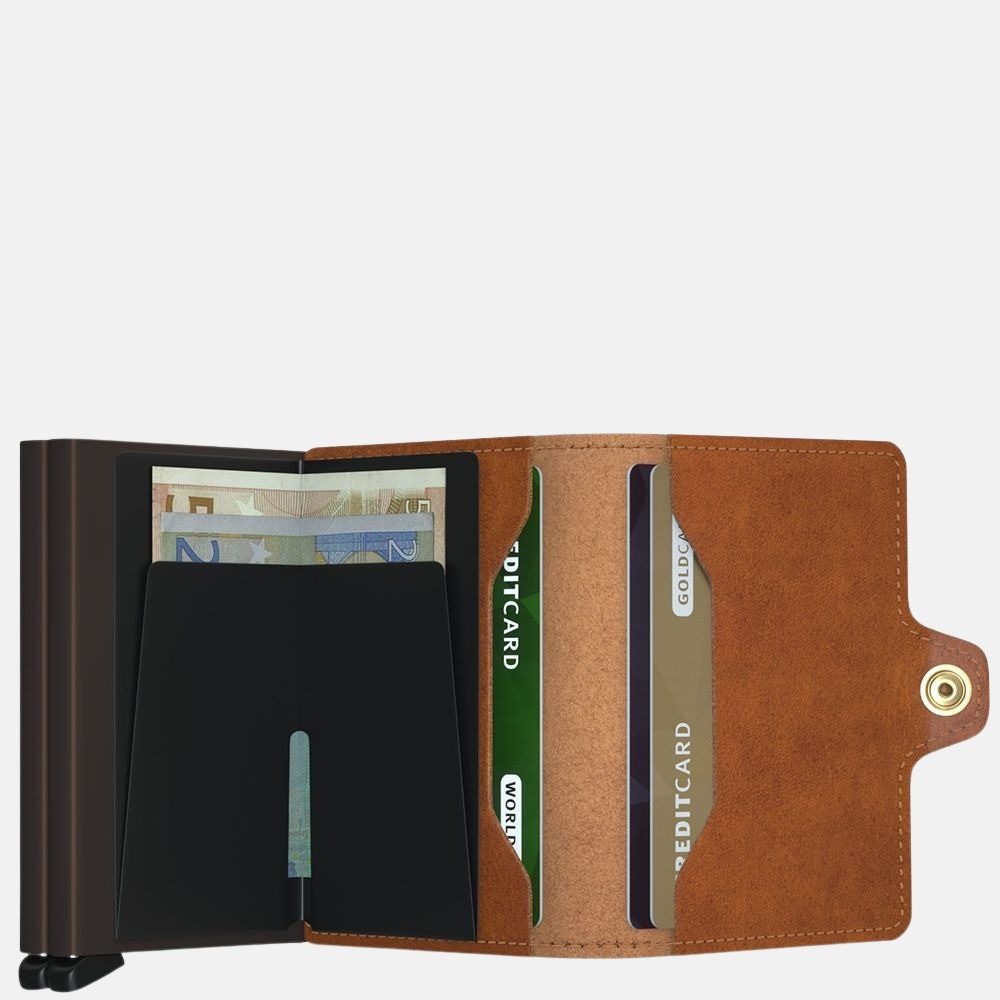 Secrid Twinwallet pasjeshouder cognac brown bij Duifhuizen