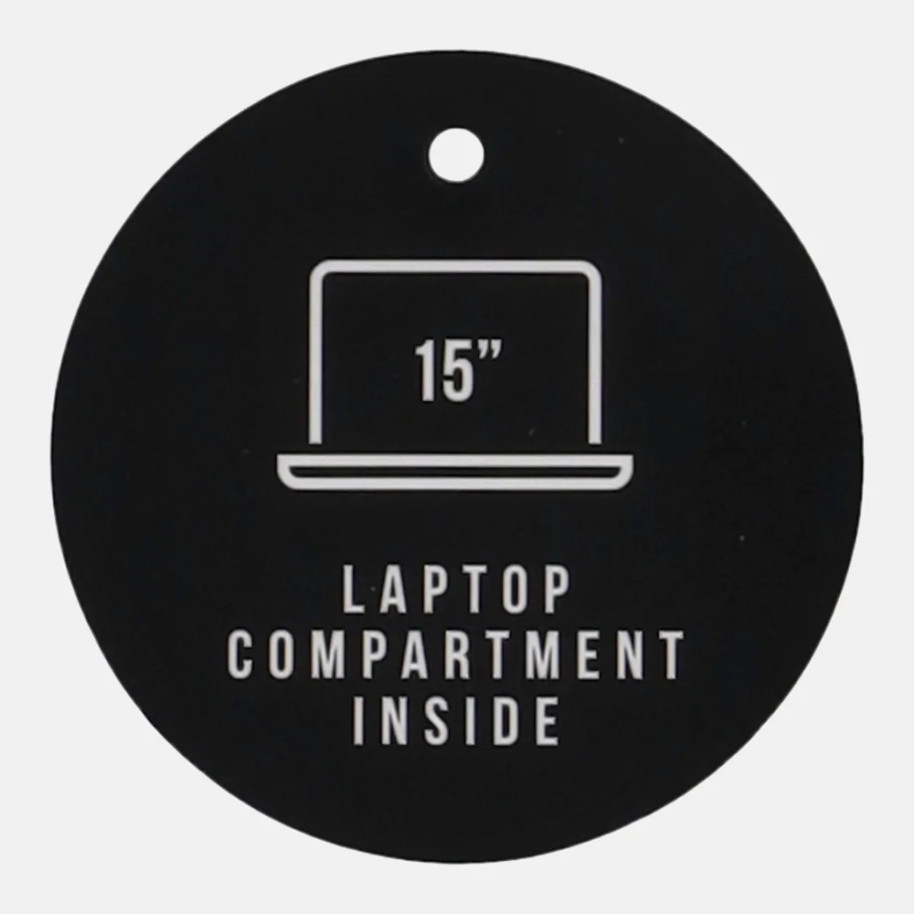 Enrico Benetti Salfort rugzak 15 inch zwart bij Duifhuizen