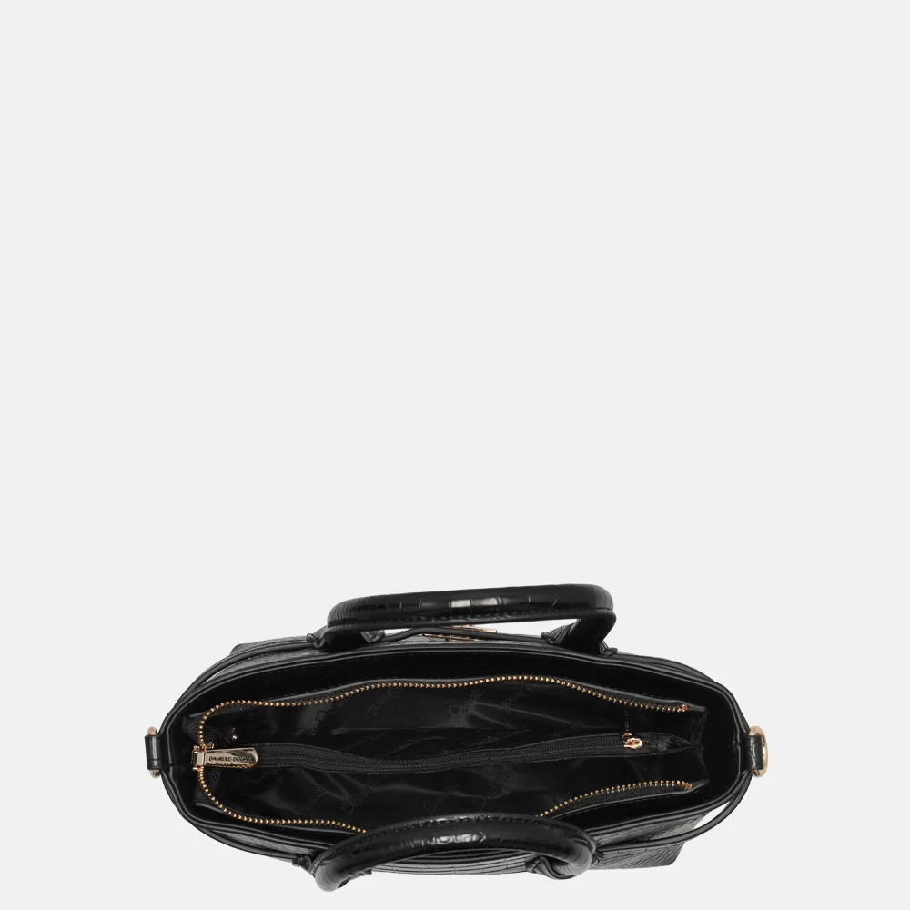 Daniele Donati handtas croco XS black bij Duifhuizen