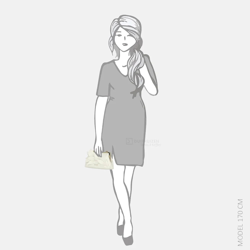 Ted Baker clutch ivory bij Duifhuizen