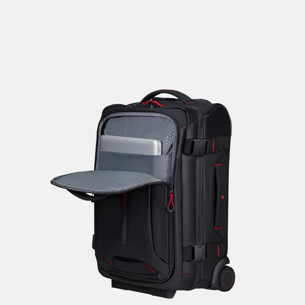 Samsonite Ecodiver reistas op wielen 55 cm  black bij Duifhuizen