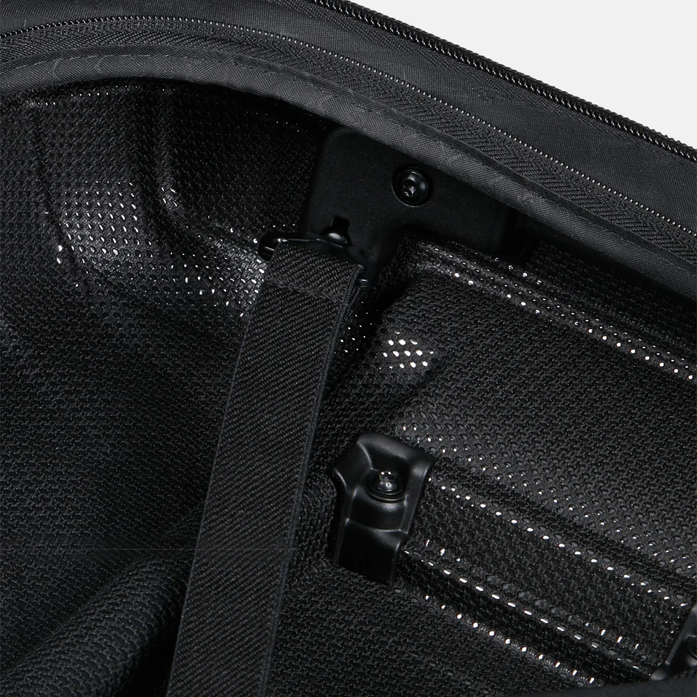 Samsonite Proxis frontpocket handbagage koffer 55 cm expandable black bij Duifhuizen