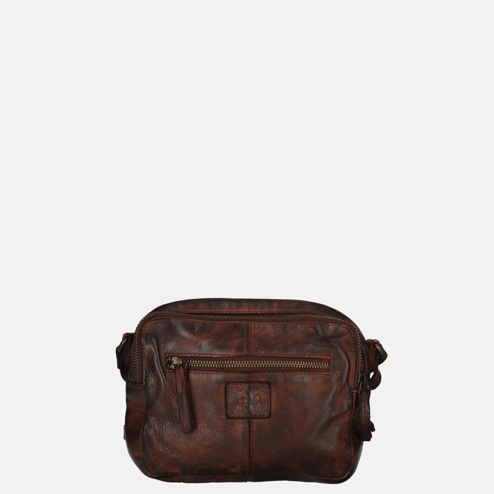 Bear Design Erem crossbody tas bordeaux bij Duifhuizen