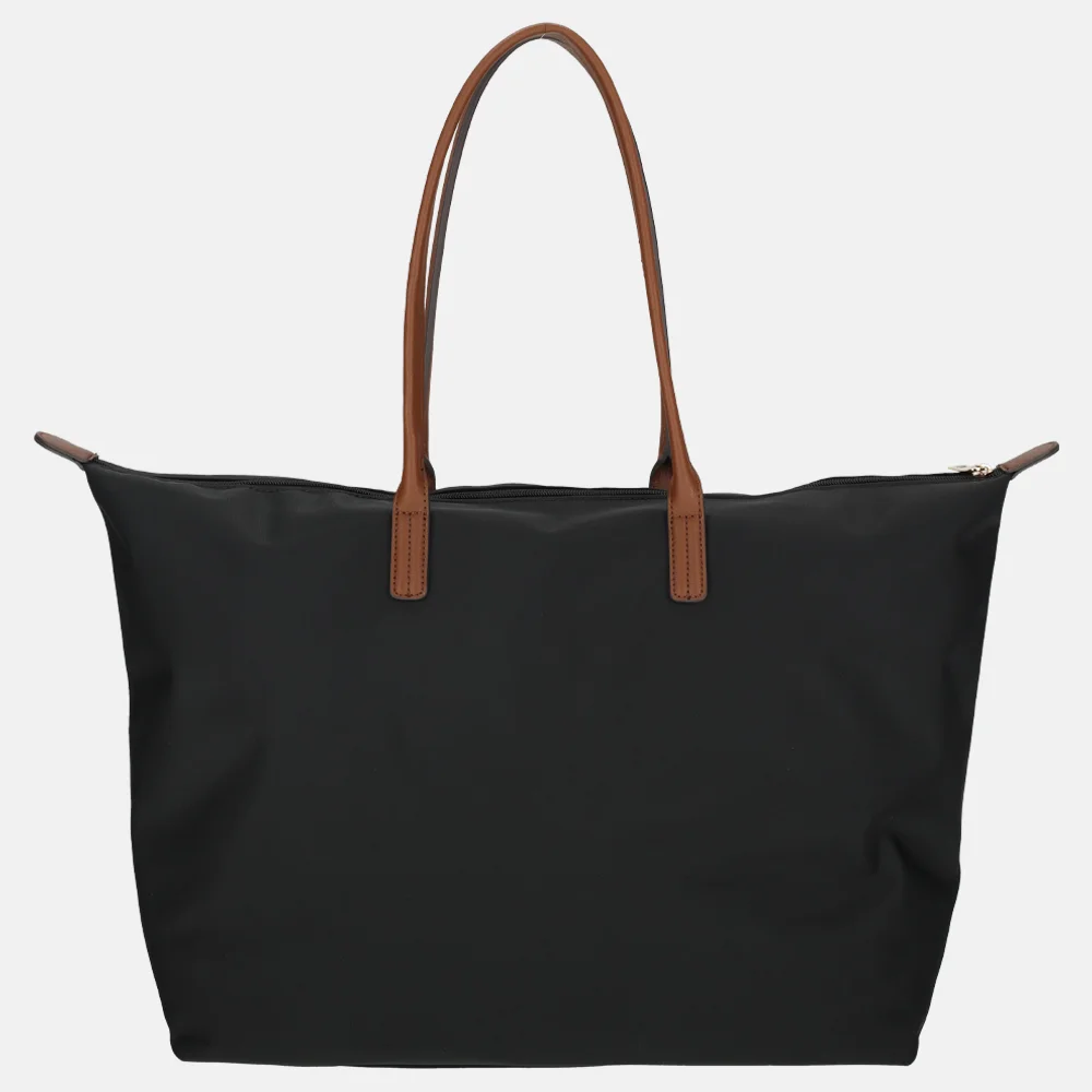 Tommy Hilfiger Popette maxi shopper black bij Duifhuizen