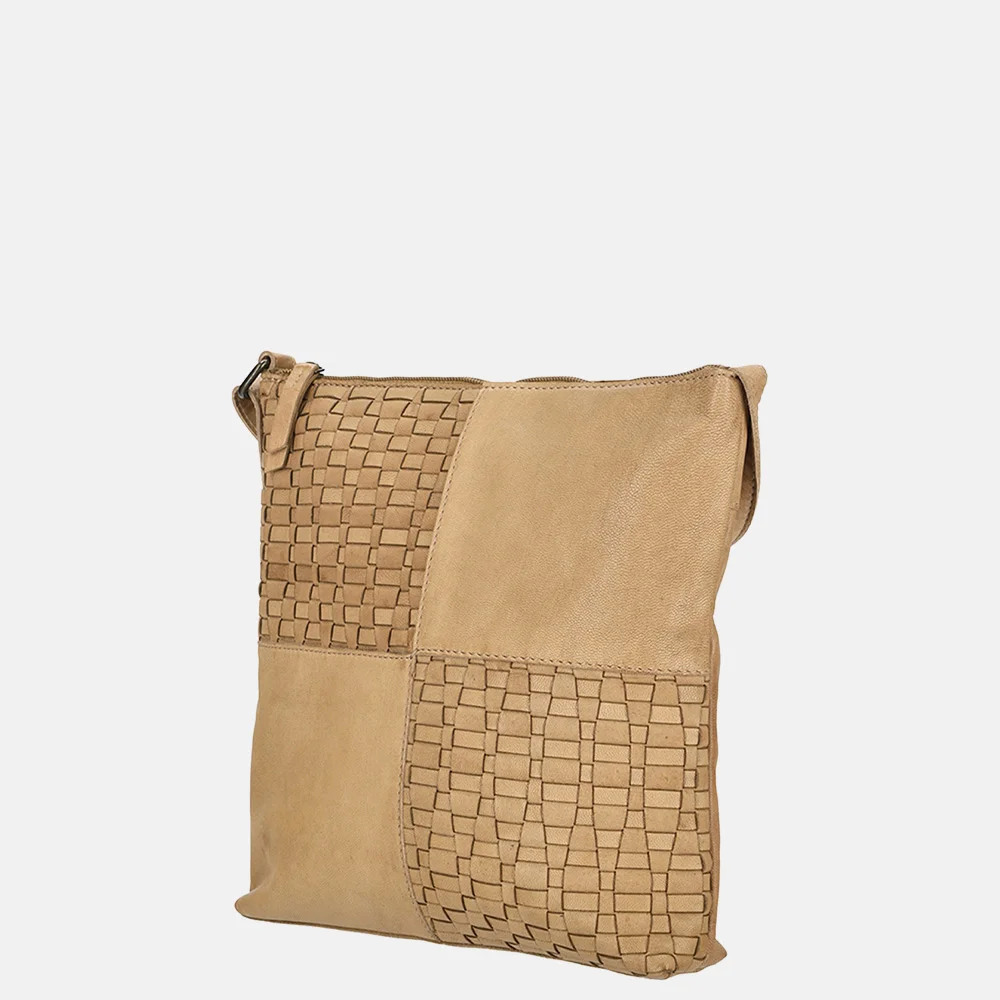 Enrico Benetti Sicily crossbody tas lichttaupe bij Duifhuizen