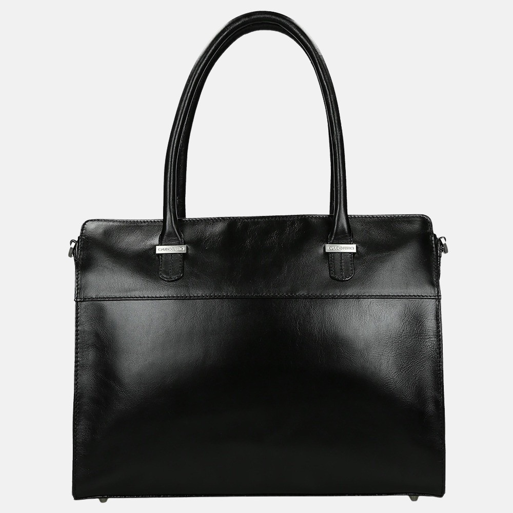 Claudio Ferrici Classico shopper 13.3 inch black