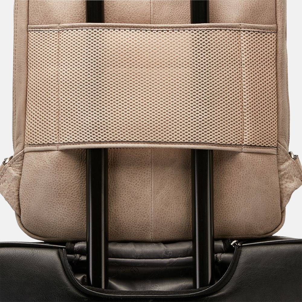 Castelijn & Beerens Carisma laptop rugzak 15.6 inch grey bij Duifhuizen