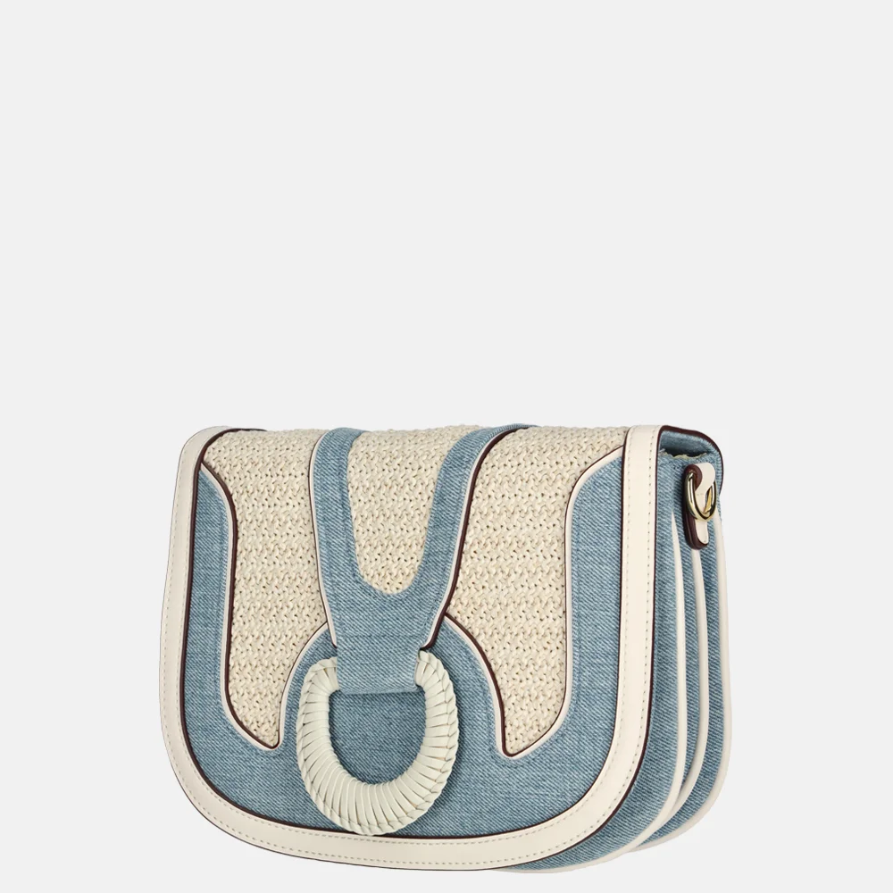 Laurent David crossbody tas off white bij Duifhuizen