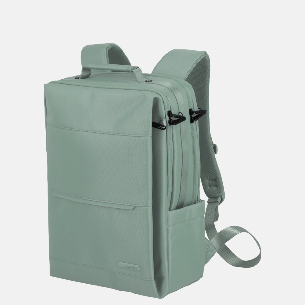 Travelite Workfloow laptoprugzak 15 inch M sage bij Duifhuizen