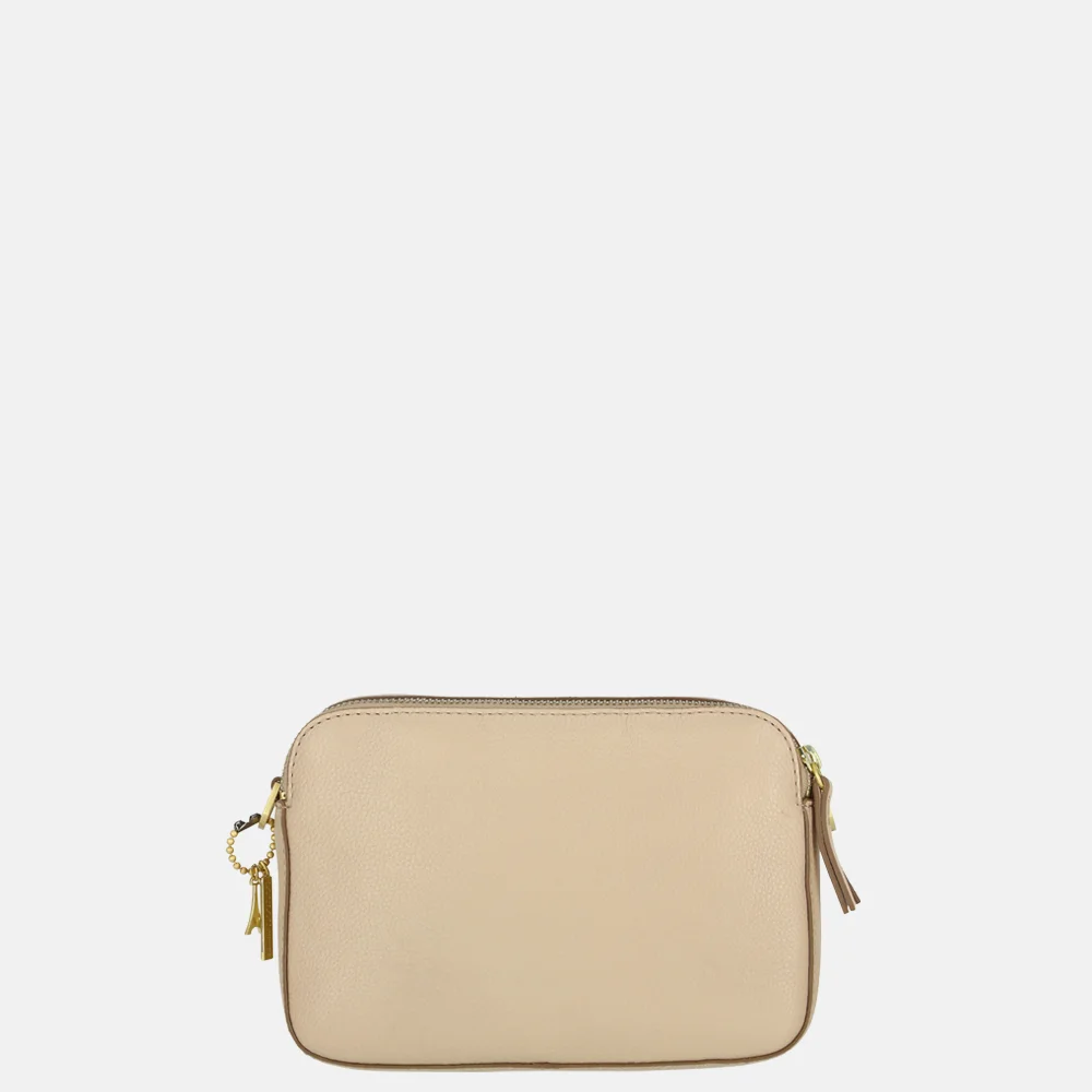 Loulou Essentiels Zoe crossbody tas cashmere bij Duifhuizen