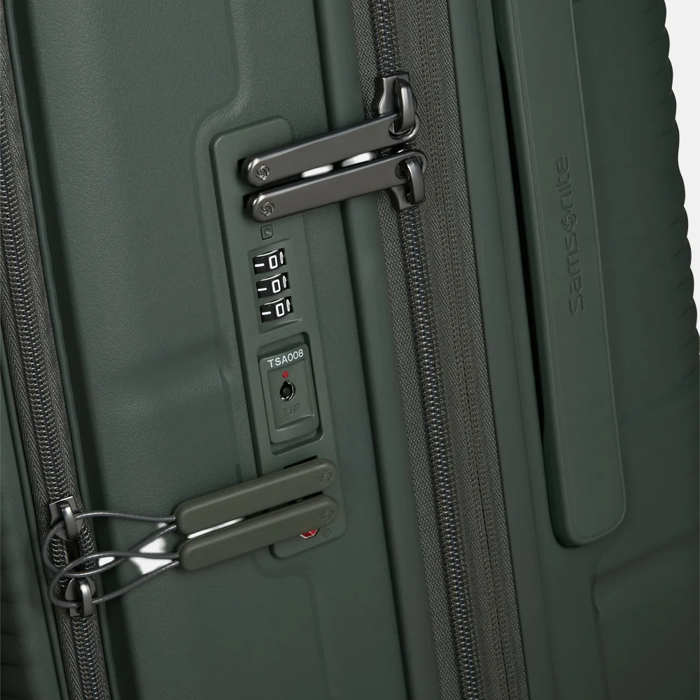 Samsonite Paralux HS Spinner reiskoffer expendable 75 cm olive bij Duifhuizen