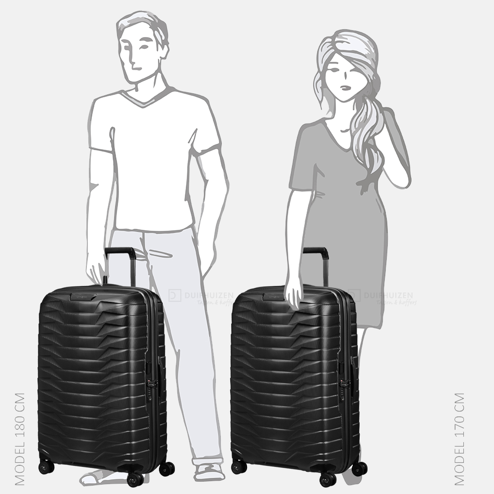 Samsonite Proxis spinner 75 cm matt graphite bij Duifhuizen