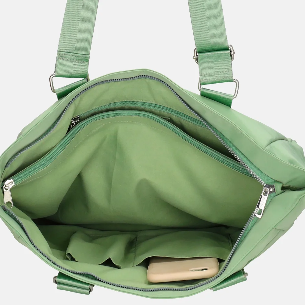 Charm London shopper mint bij Duifhuizen