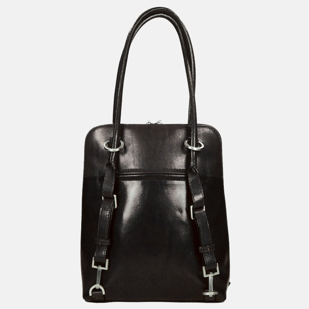 Claudio Ferrici Classico shopper/rugzak black bij Duifhuizen