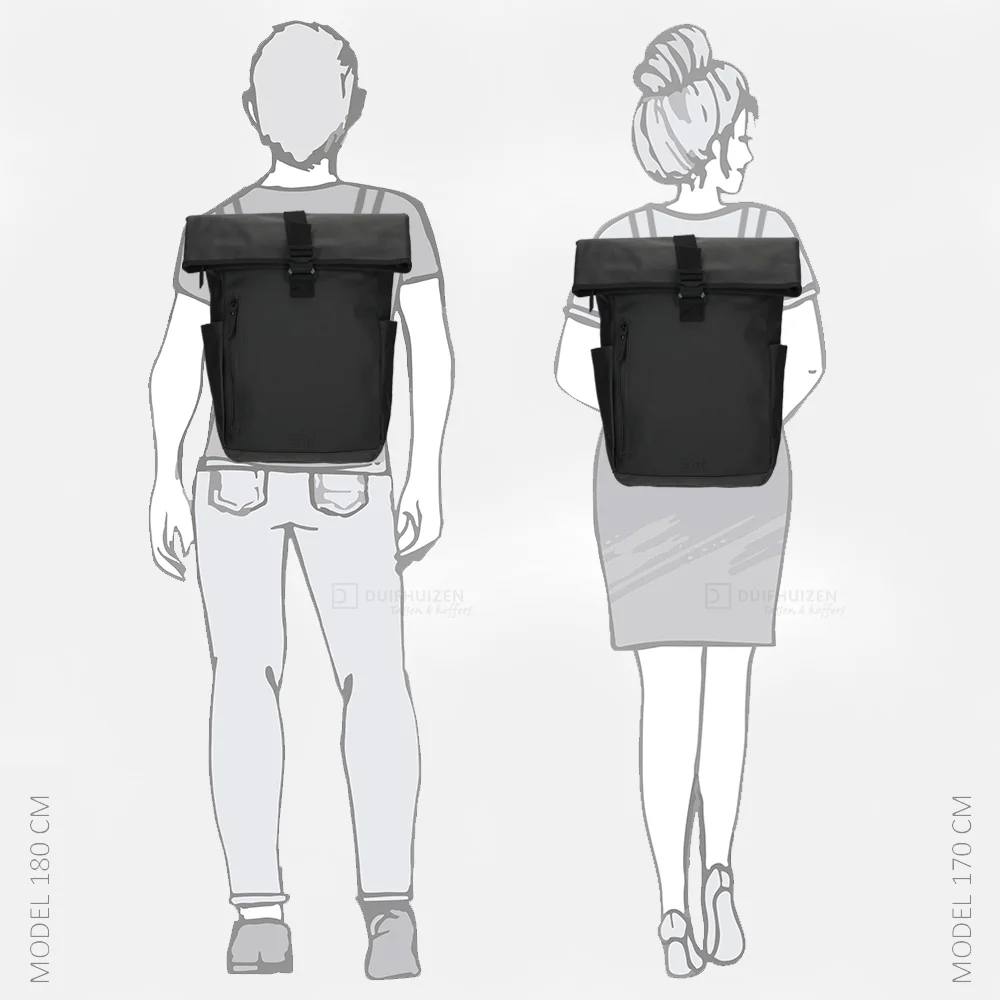 Daniel Ray Wangaratta rugzak XL 15 inch zwart bij Duifhuizen