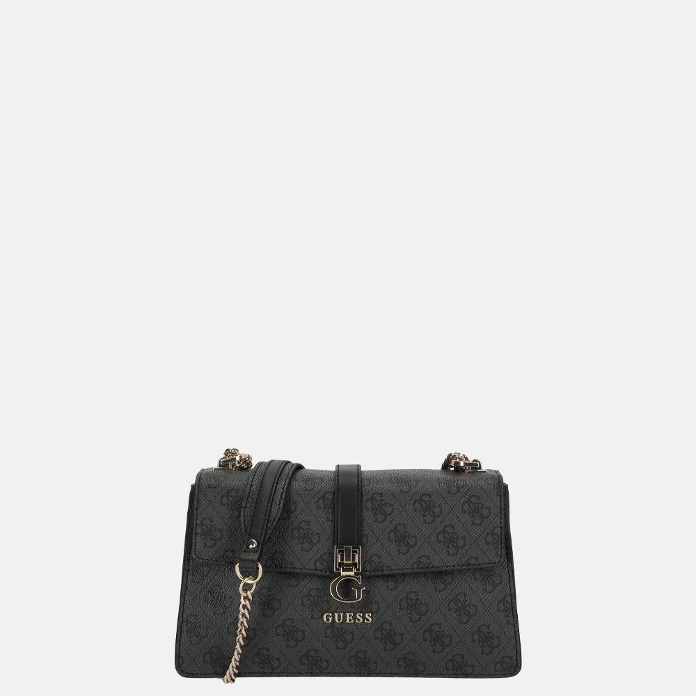 Guess Zamira schoudertas coal logo