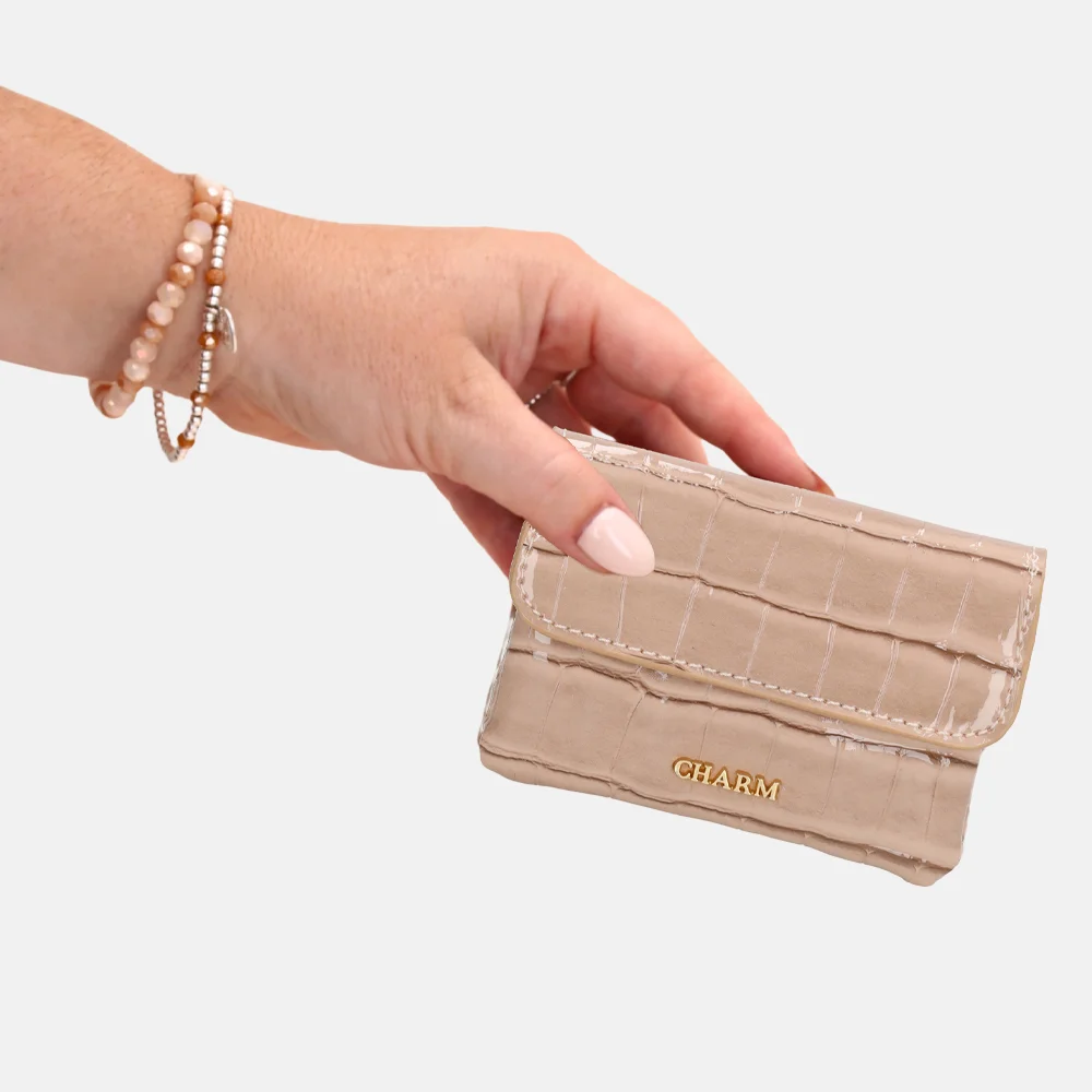 Charm London Knightbridge portemonnee S oudroze bij Duifhuizen