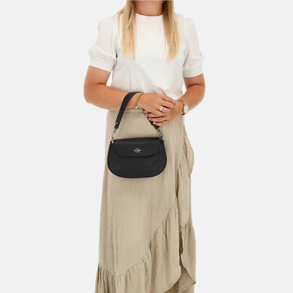Charm London Montmartre crossbody tas zwart bij Duifhuizen