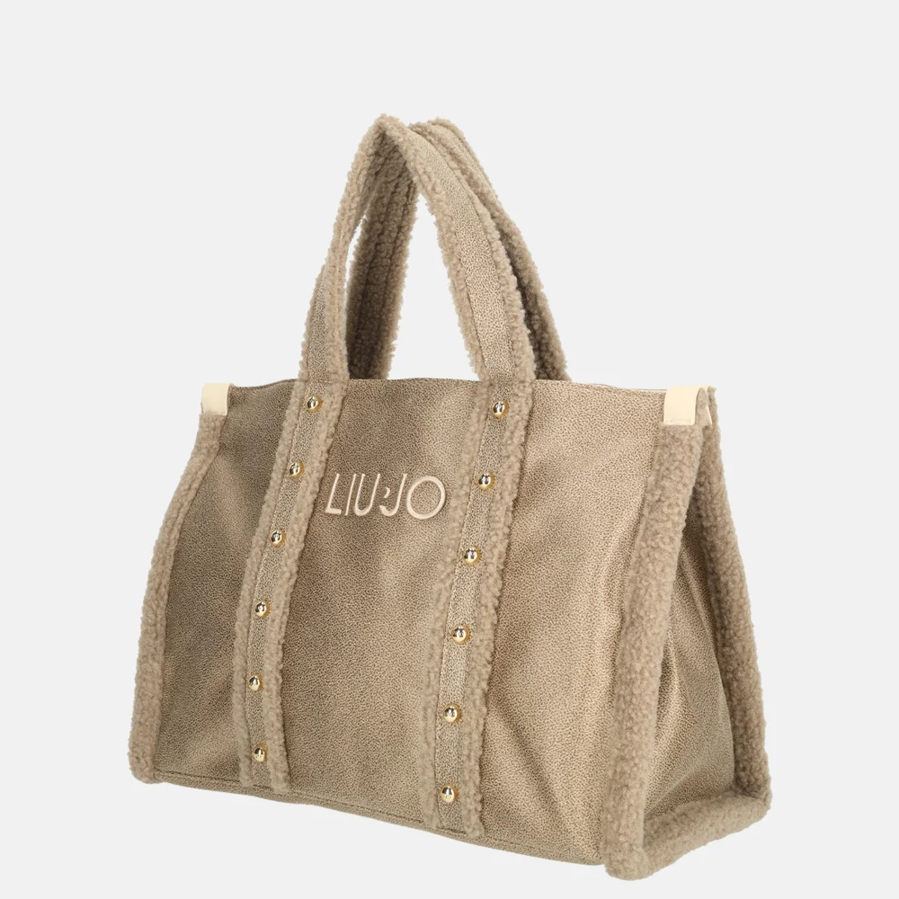 Liu Jo Eco Montone handtas naturale bij Duifhuizen