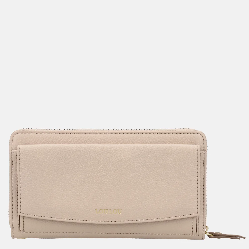 Loulou Essentiels SLB portemonnee cashmere bij Duifhuizen