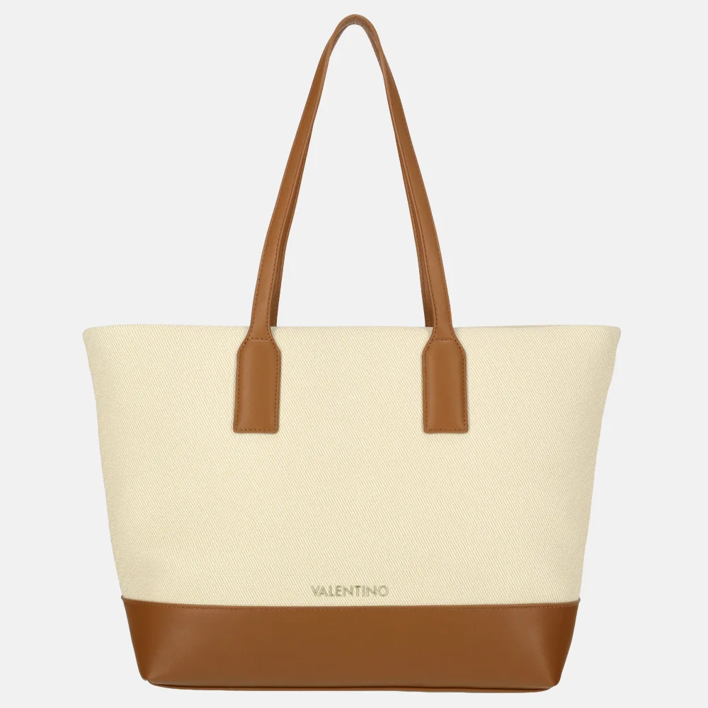 Valentino Bags Atena Re shopper naturale/cuoi bij Duifhuizen