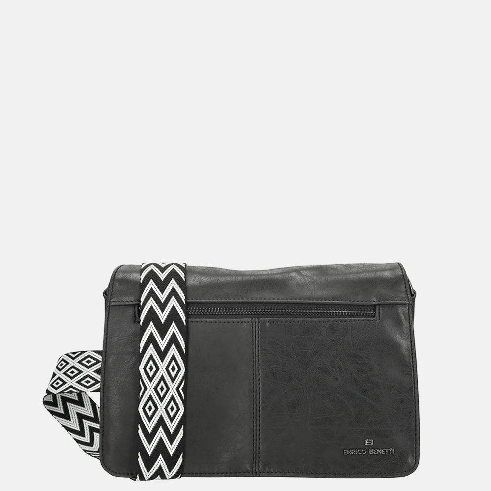 Enrico Benetti Stacey crossbody tas zwart