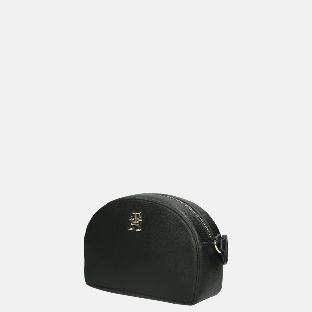 Tommy Hilfiger Life Half Moon crossbody tas black bij Duifhuizen