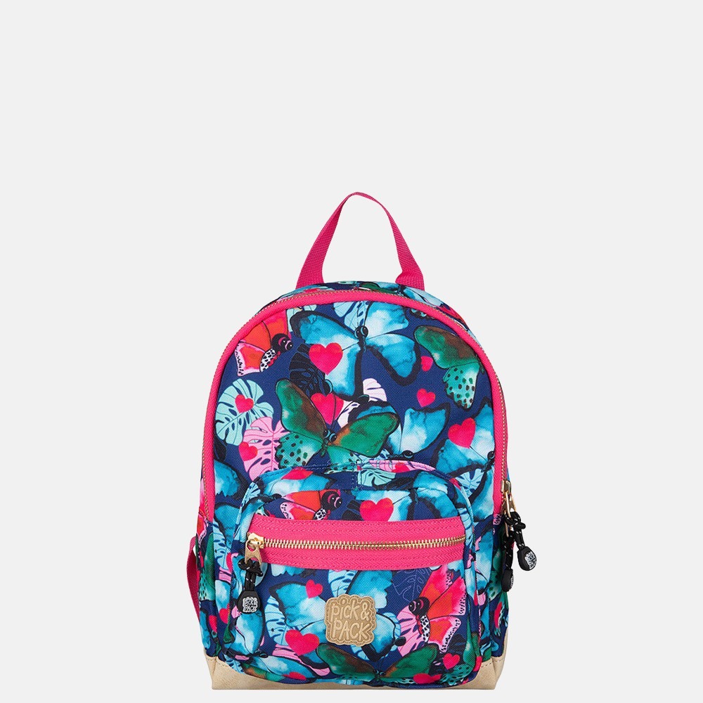 Pick & Pack Beautiful Butterfly kinderrugzak S navy bij Duifhuizen