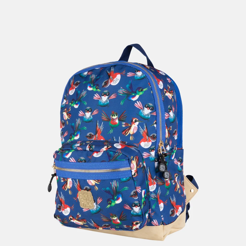 Pick and Pack Birds kinderrugzak M navy bij Duifhuizen