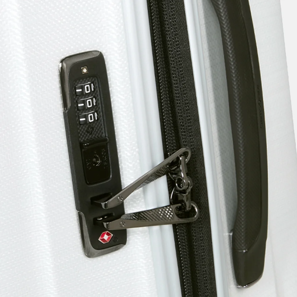 Samsonite Nexis Spinner Expandable reiskoffer 76 cm cotton white bij Duifhuizen