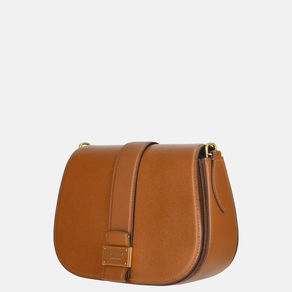 Kate Spade Noveau Saddle schoudertas cavern clay bij Duifhuizen