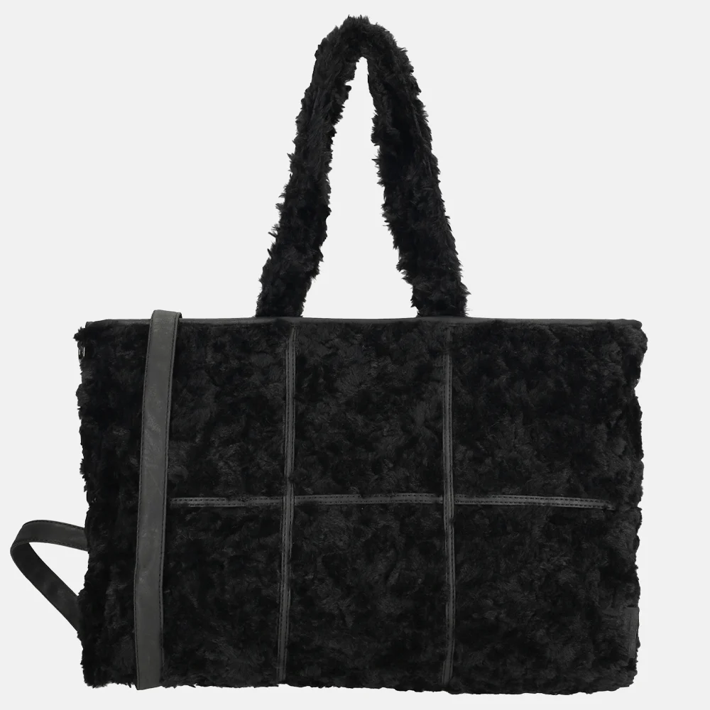 Enrico Benetti Fay shopper L teddy zwart
