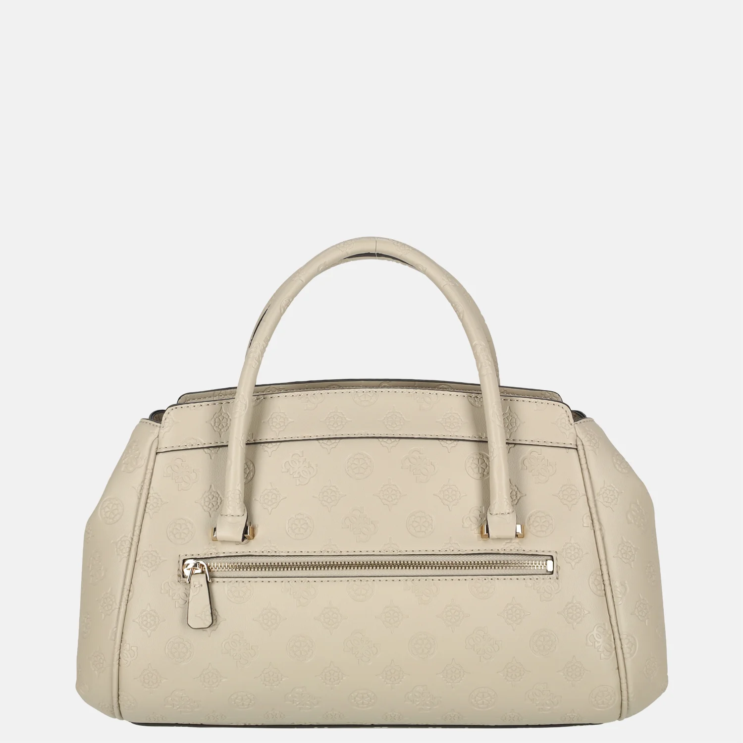 Guess Diana handtas light taupe logo bij Duifhuizen