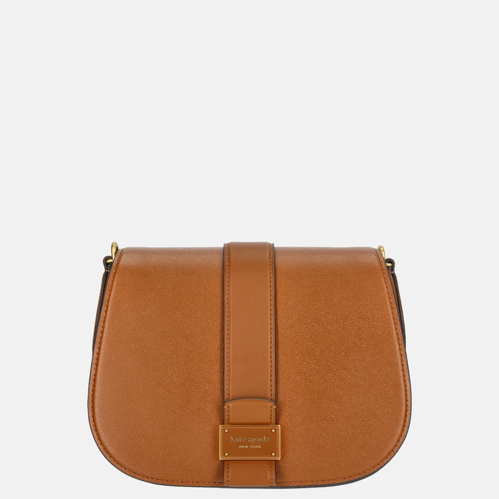 Kate Spade Noveau Saddle schoudertas cavern clay bij Duifhuizen