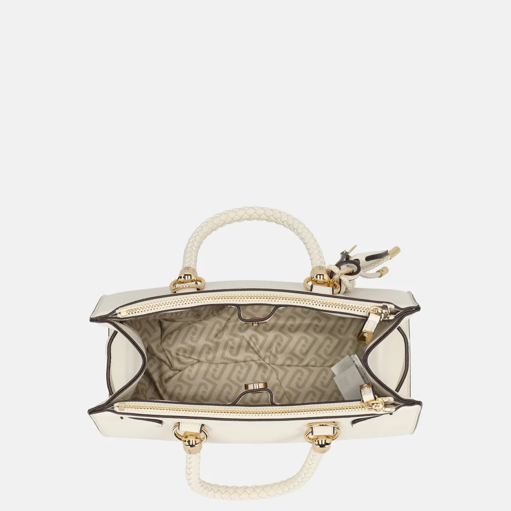 Liu Jo Manhattan Boston satchel handtas S cream bij Duifhuizen