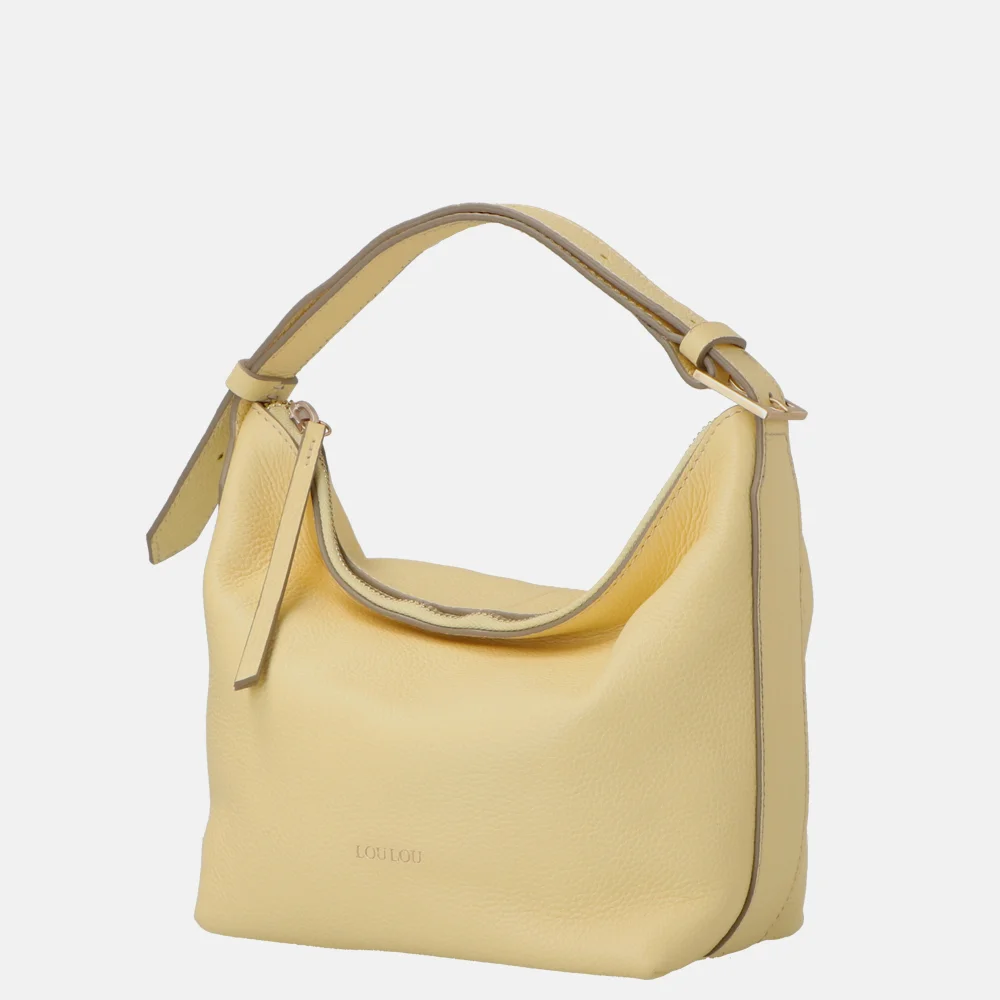 Loulou Essentiels Marie handtas sorbet yellow bij Duifhuizen