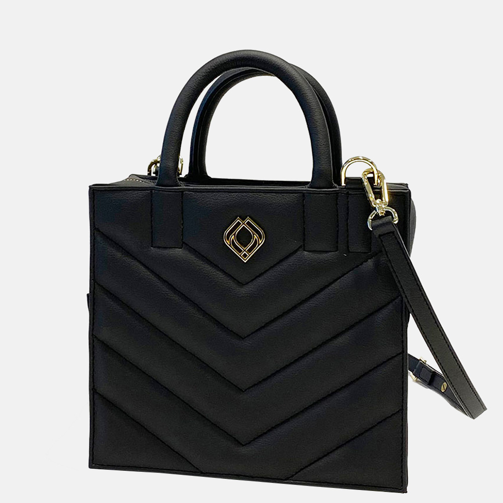 Trashious Boxbag handtas cactusleer zwart