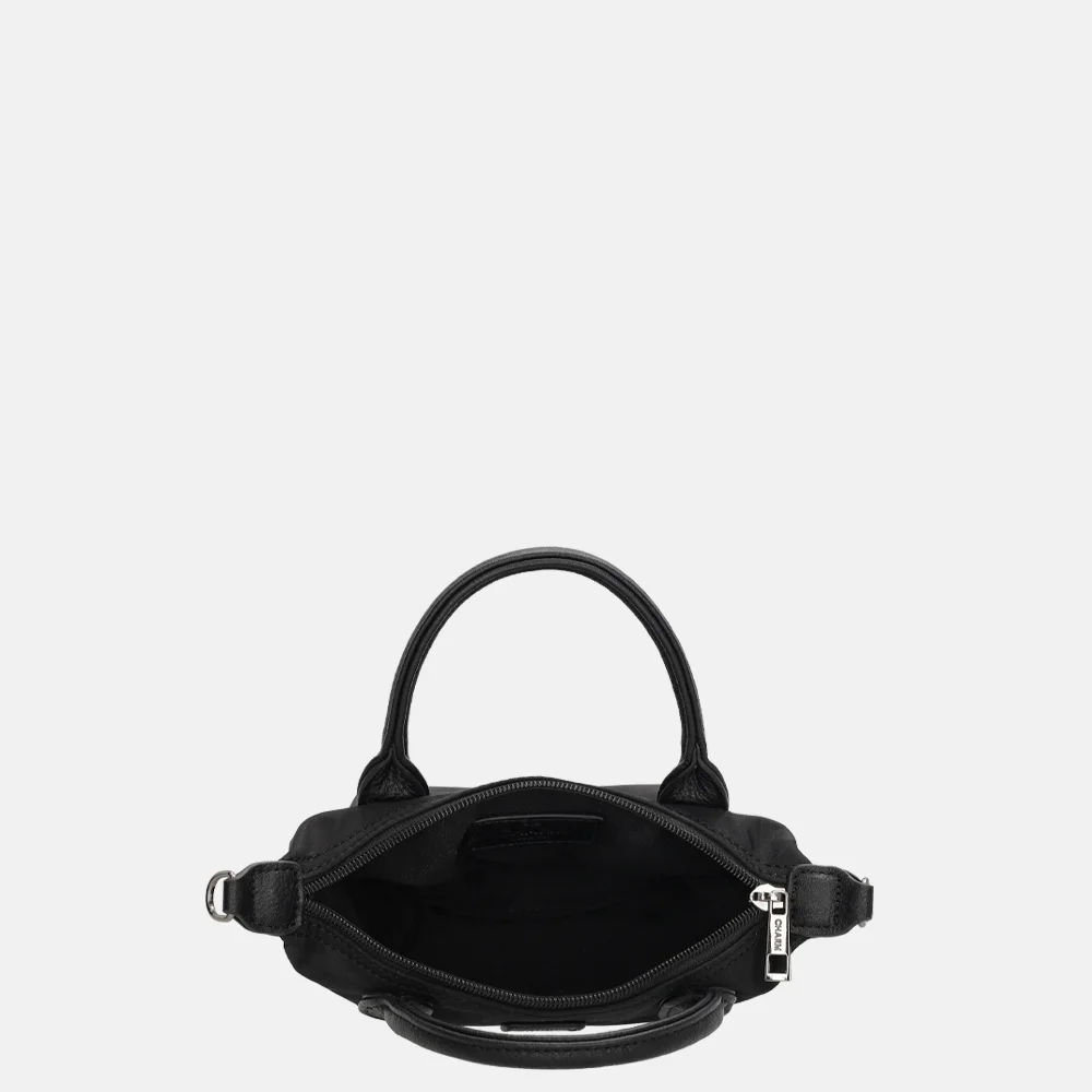 Charm London Buckingham Mono crossbody tas XS zwart bij Duifhuizen