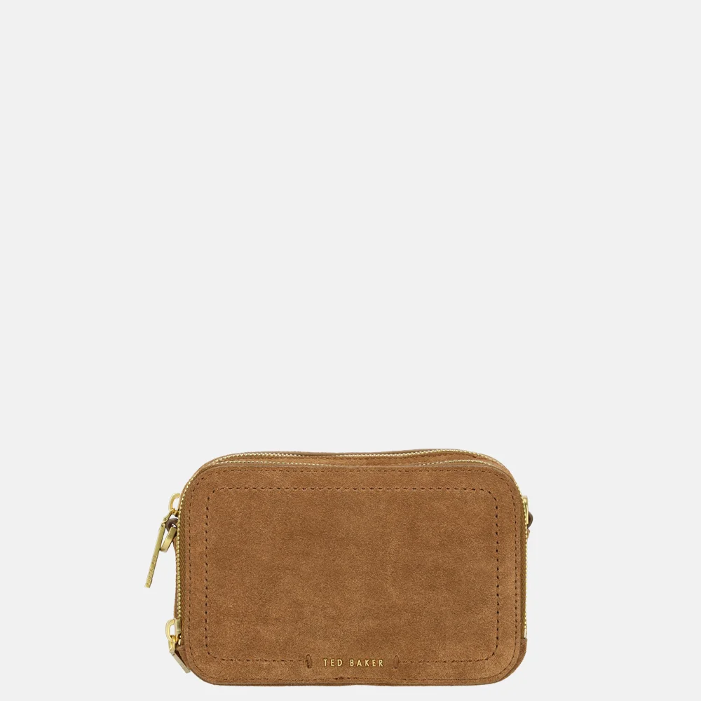 Ted Baker Shayann crossbody tas brown bij Duifhuizen