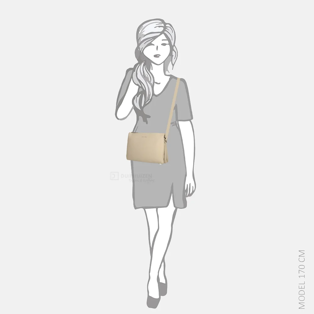 Rise of Rosa crossbody tas offwhite bij Duifhuizen