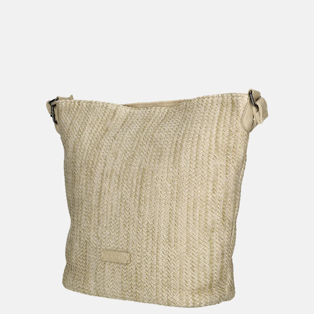 Enrico Benetti Raffia crossbody tas M natuur bij Duifhuizen