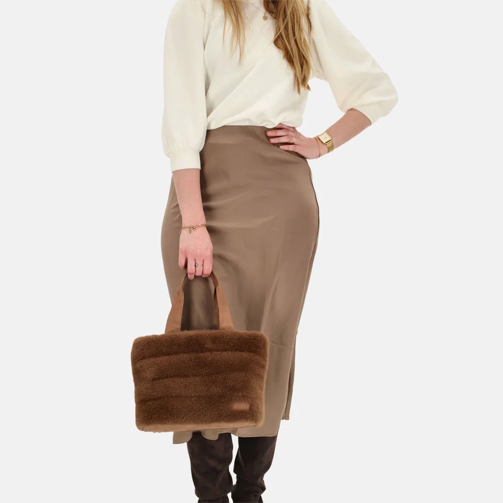 Zebra Trends Emma handtas S middenbruin bij Duifhuizen