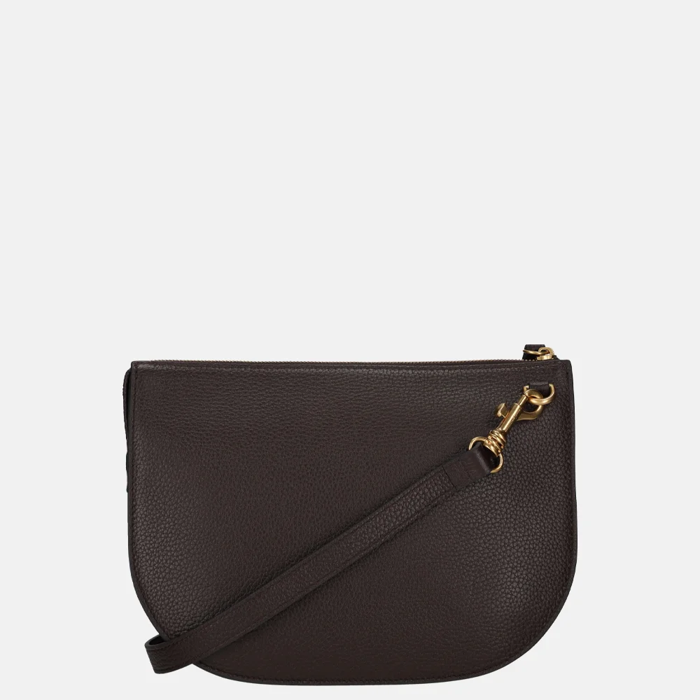 Smaak Amsterdam Silke crossbody tas dark chocolat bij Duifhuizen
