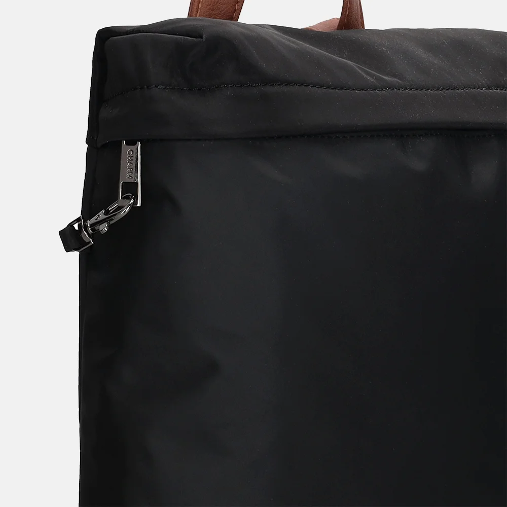 Charm London Buckingham rugzak S zwart bij Duifhuizen