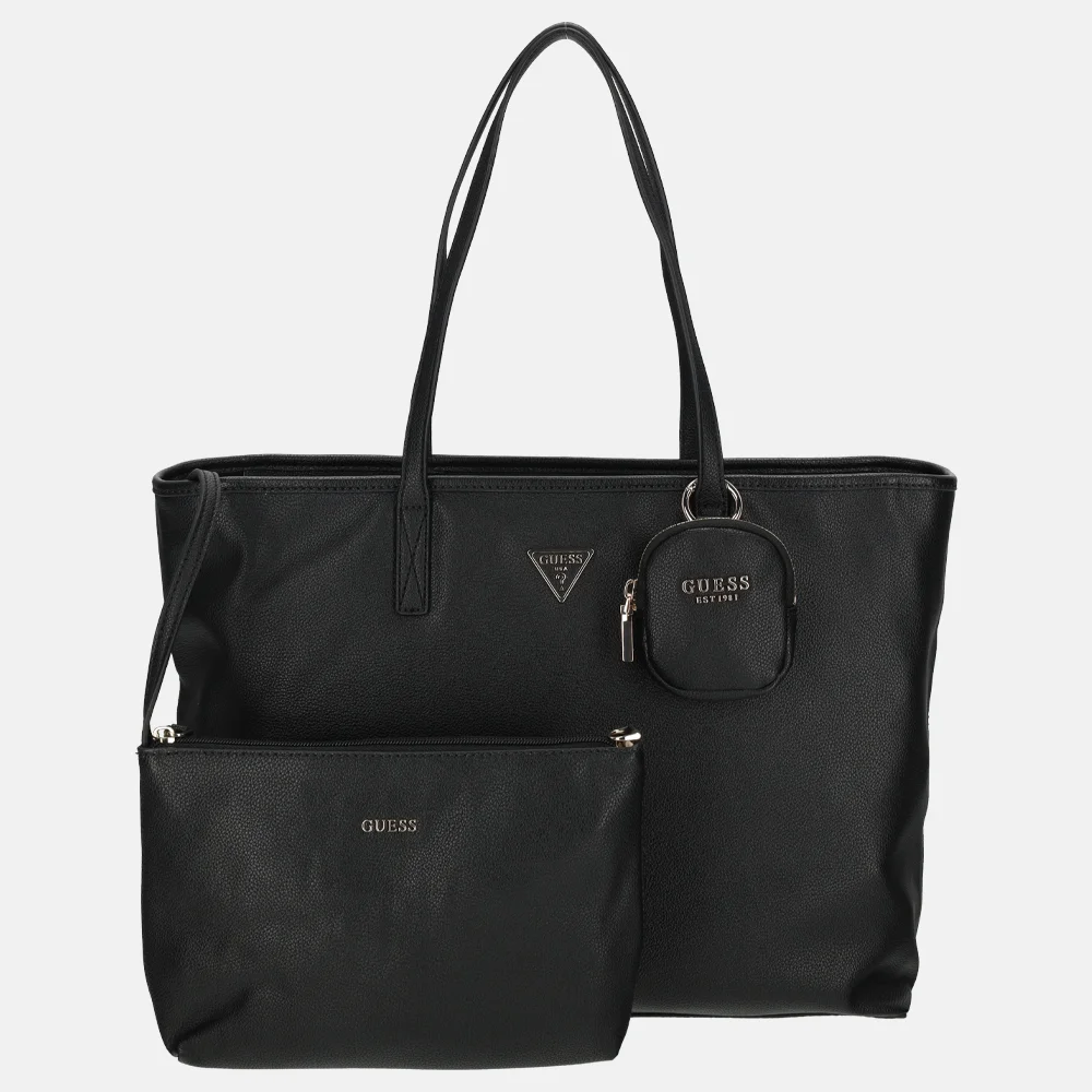Guess Power play shopper black bij Duifhuizen