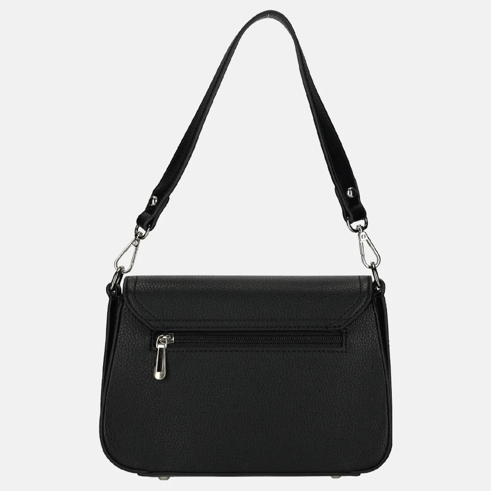 Flora & Co crossbody tas black bij Duifhuizen