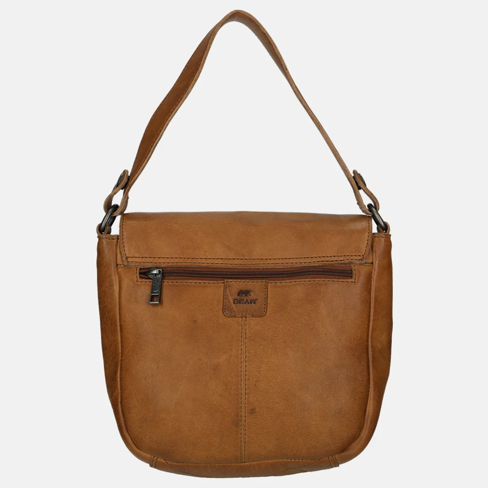 Bear Design schoudertas cognac bij Duifhuizen