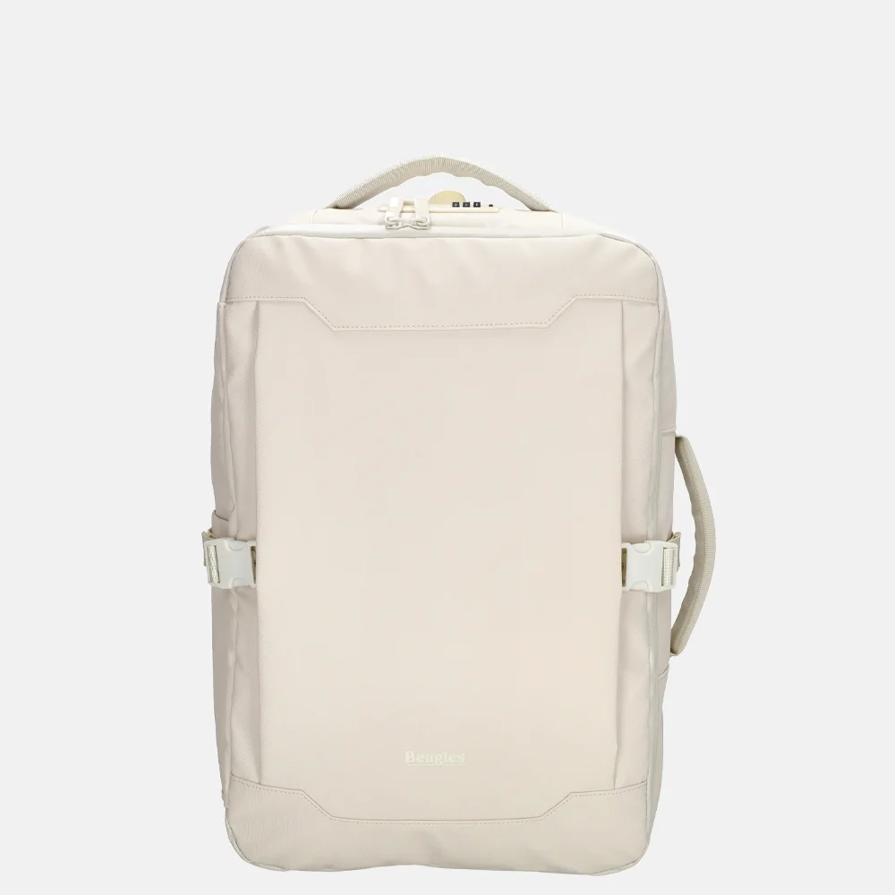 Beagles laptop rugzak 15 inch gebroken wit bij Duifhuizen