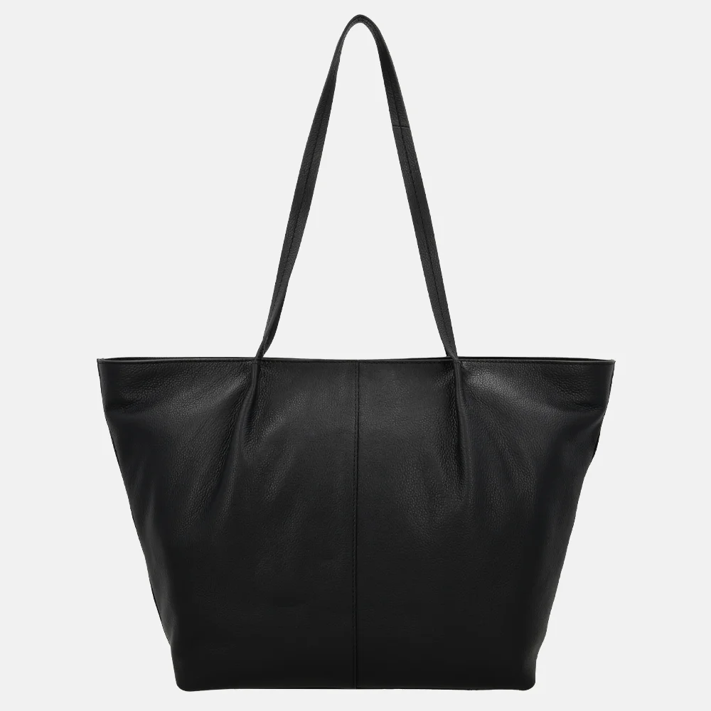 Loulou Essentiels Lola shopper black bij Duifhuizen